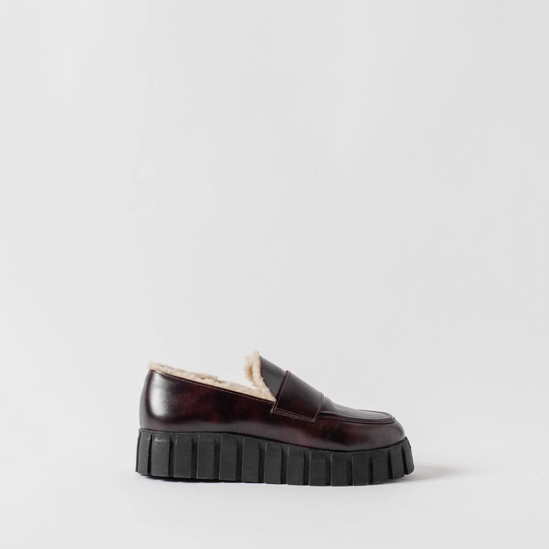 The Hana Washed Brown Leather