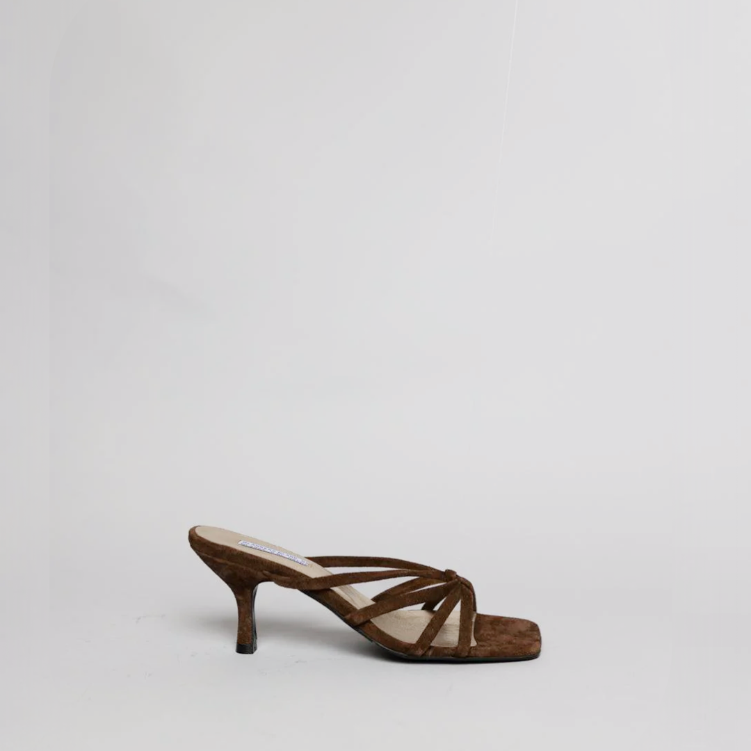 THE JENNIE CHOCOLATE SUEDE