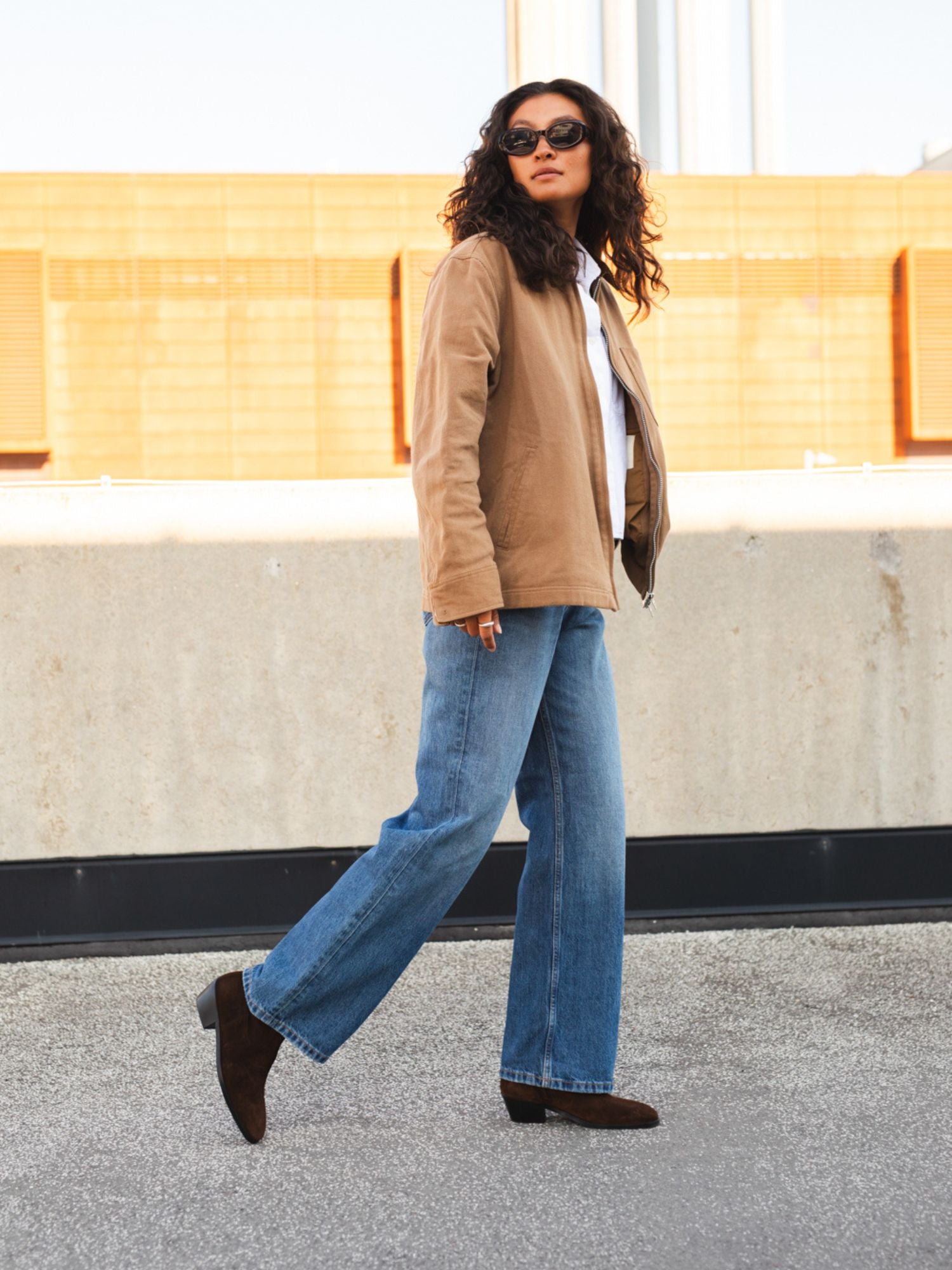 THE ALVA BROWN SUEDE ZIPPER BOOT