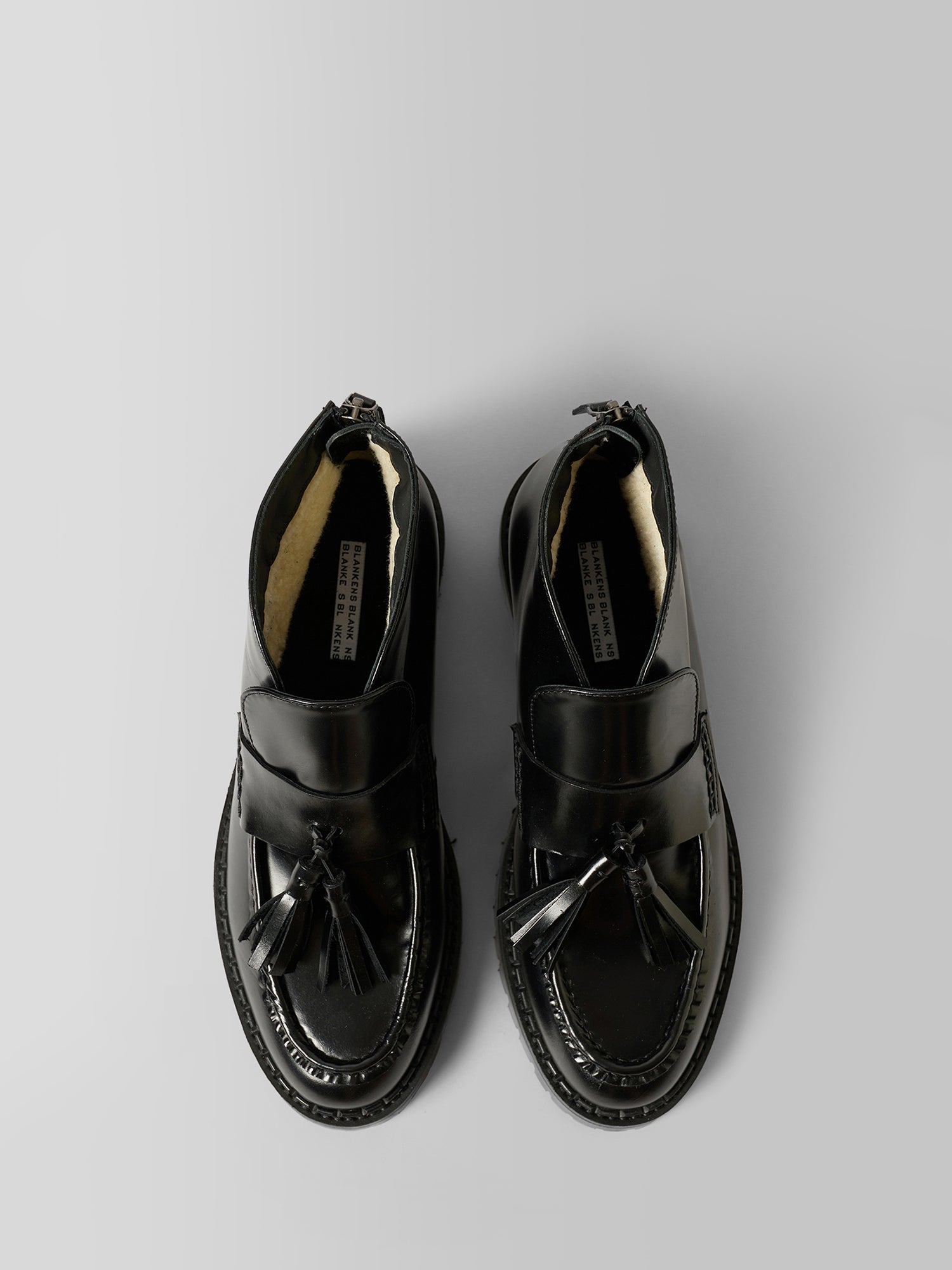 Blankens The Amal Black High Loafers