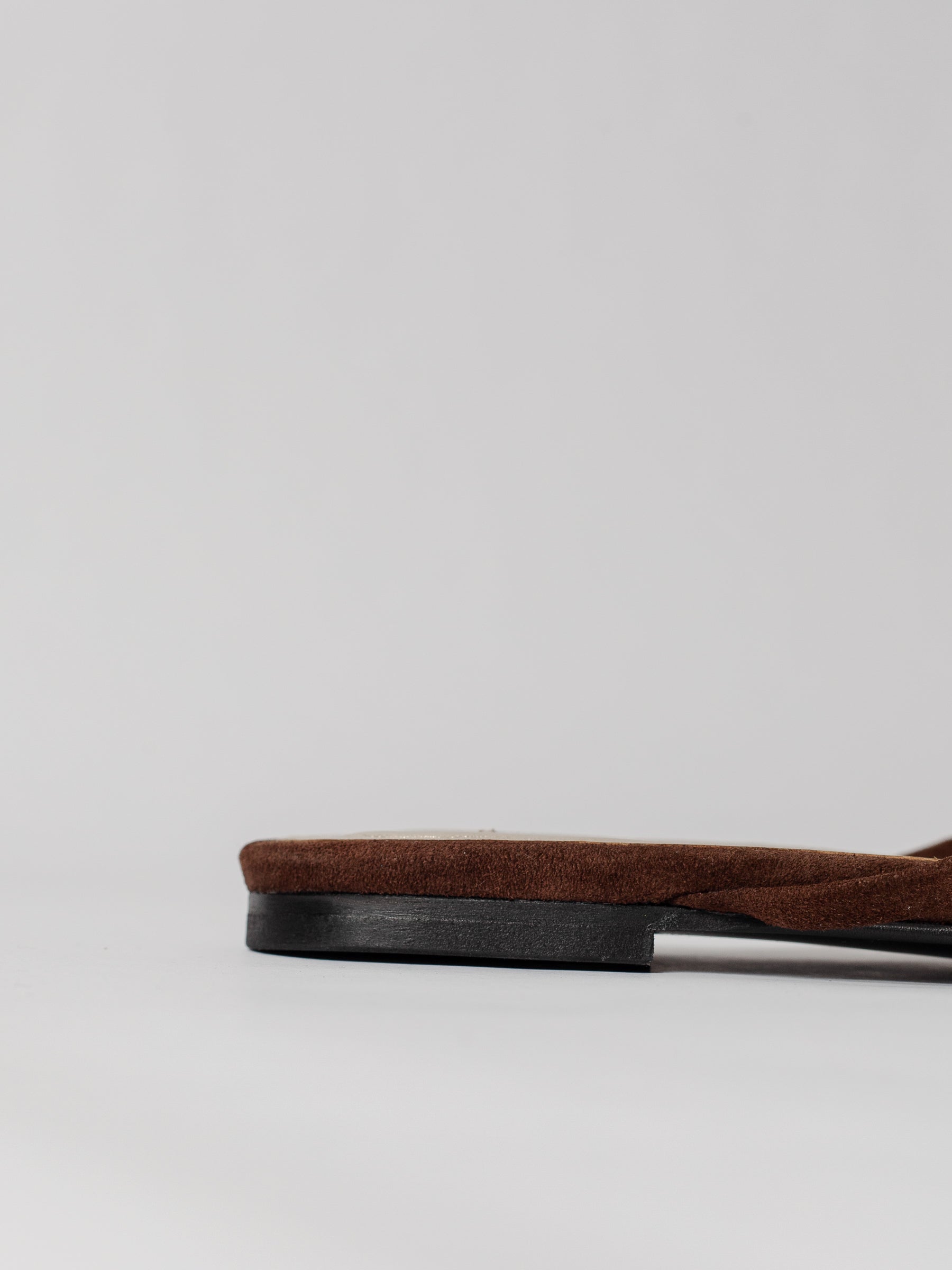 Blankens The Jennie Flat Brown Suede