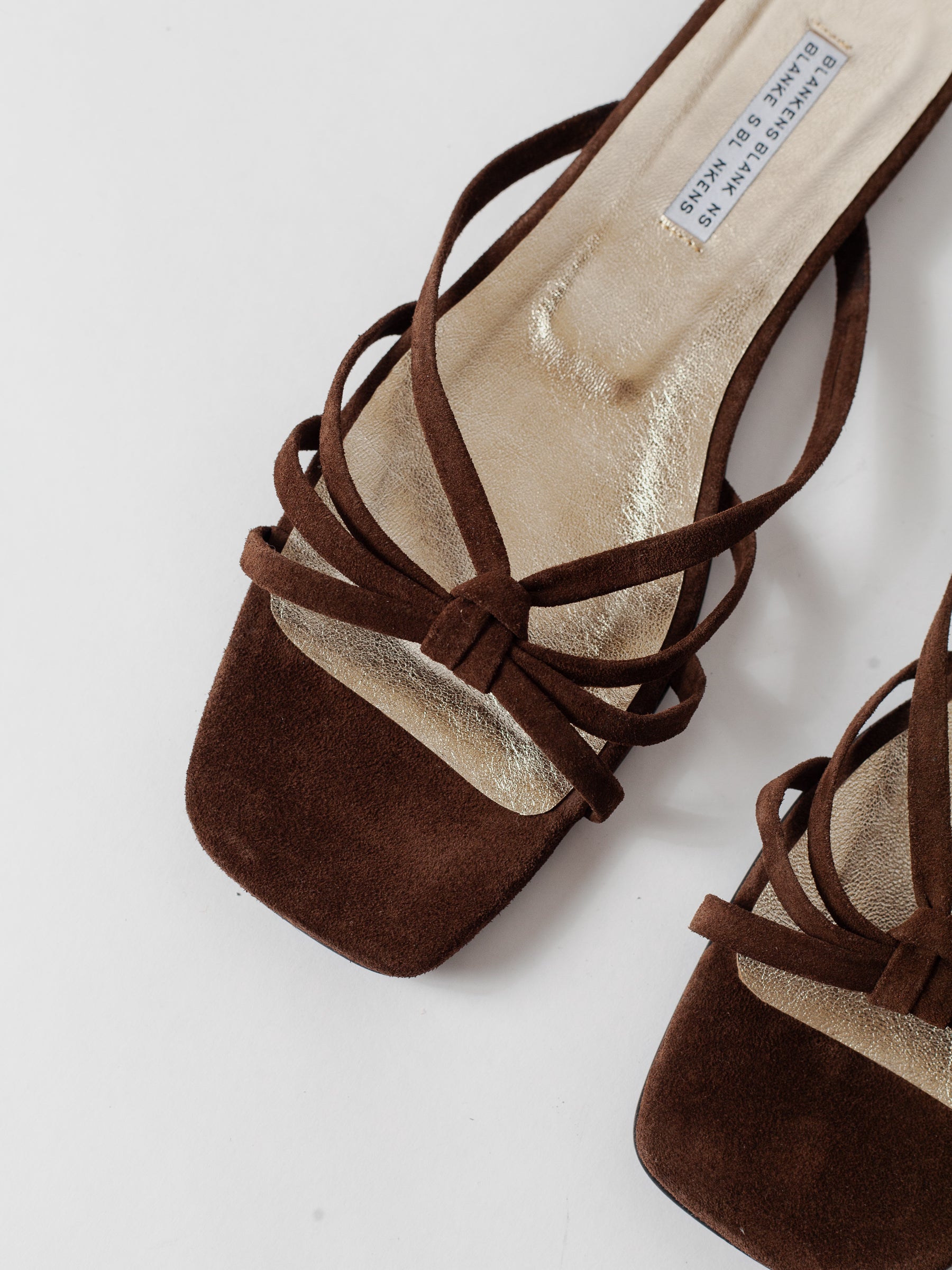 Blankens The Jennie Flat Brown Suede