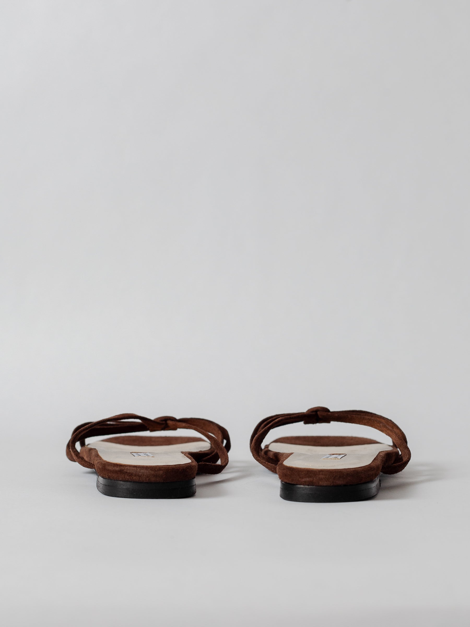 Blankens The Jennie Flat Brown Suede