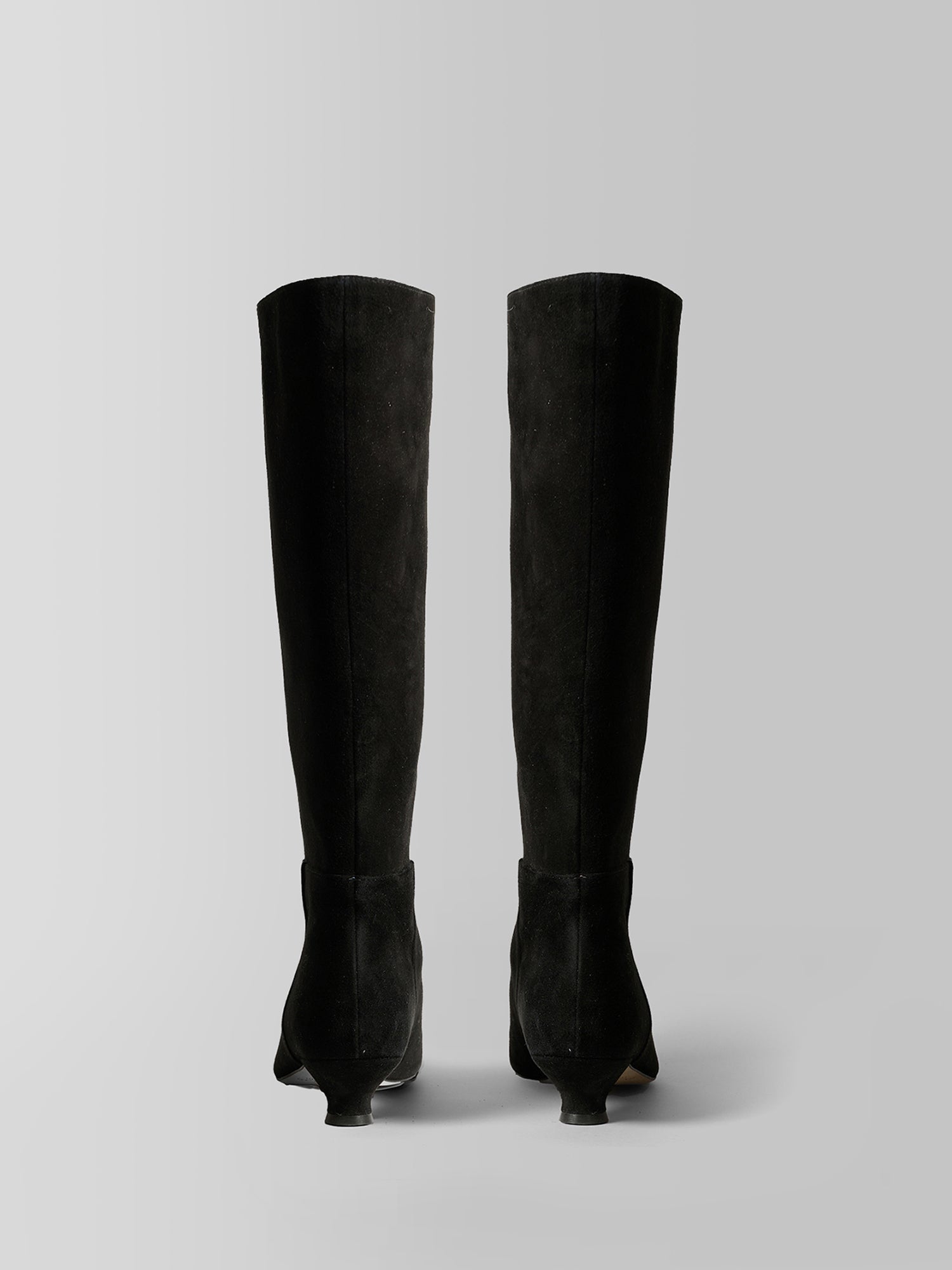 Blankens The Sydney Black Suede Knee-high Boots