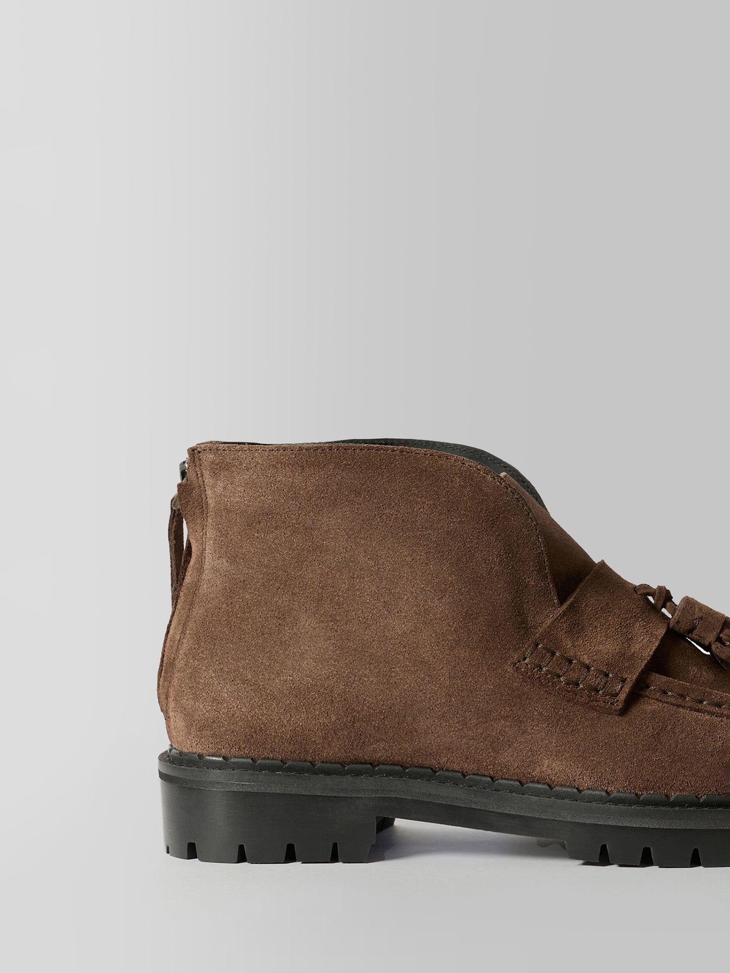 Blankens The Amal Brown High Loafers