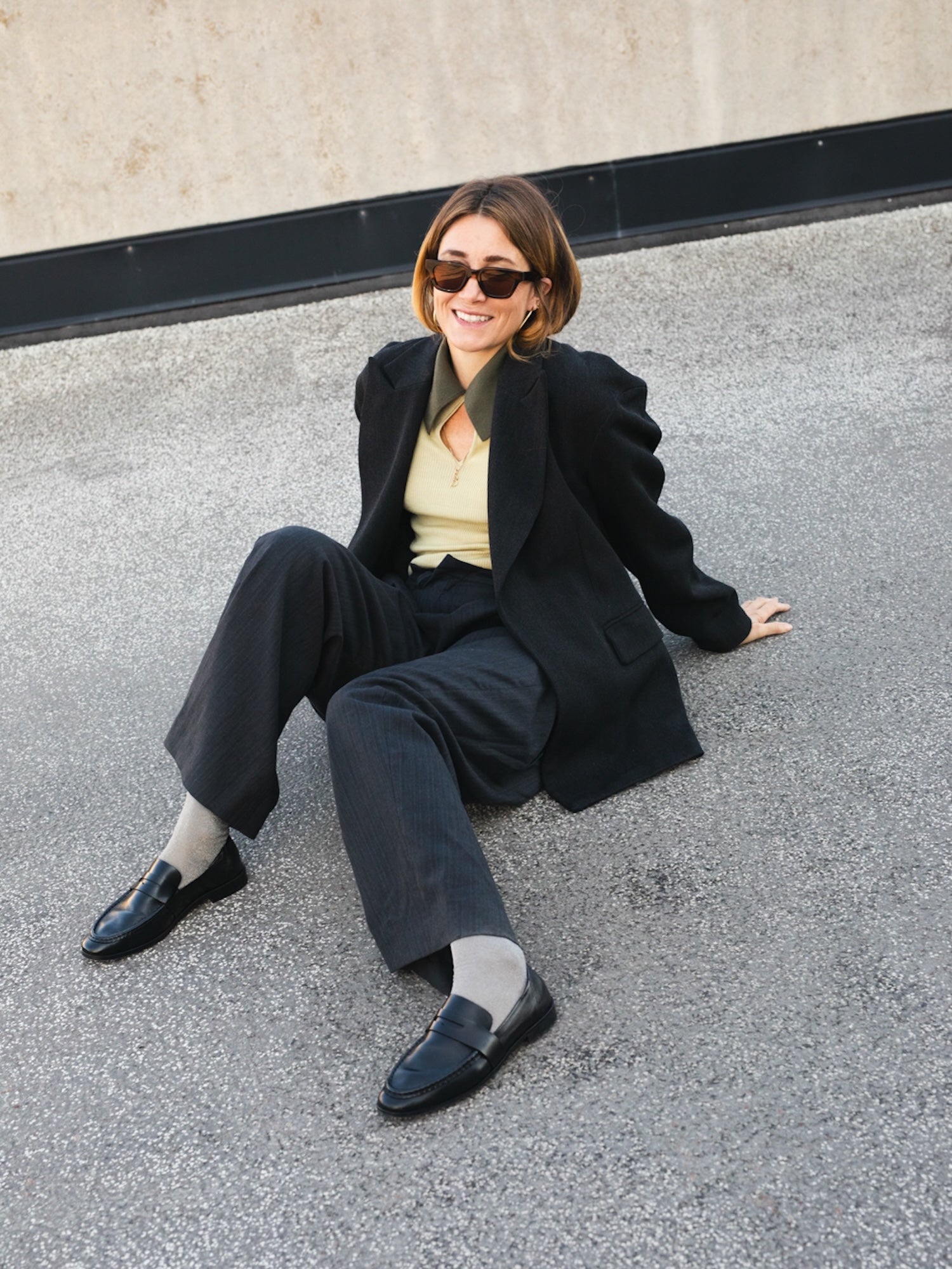 THE VIENNA BLACK LEATHER LOAFER
