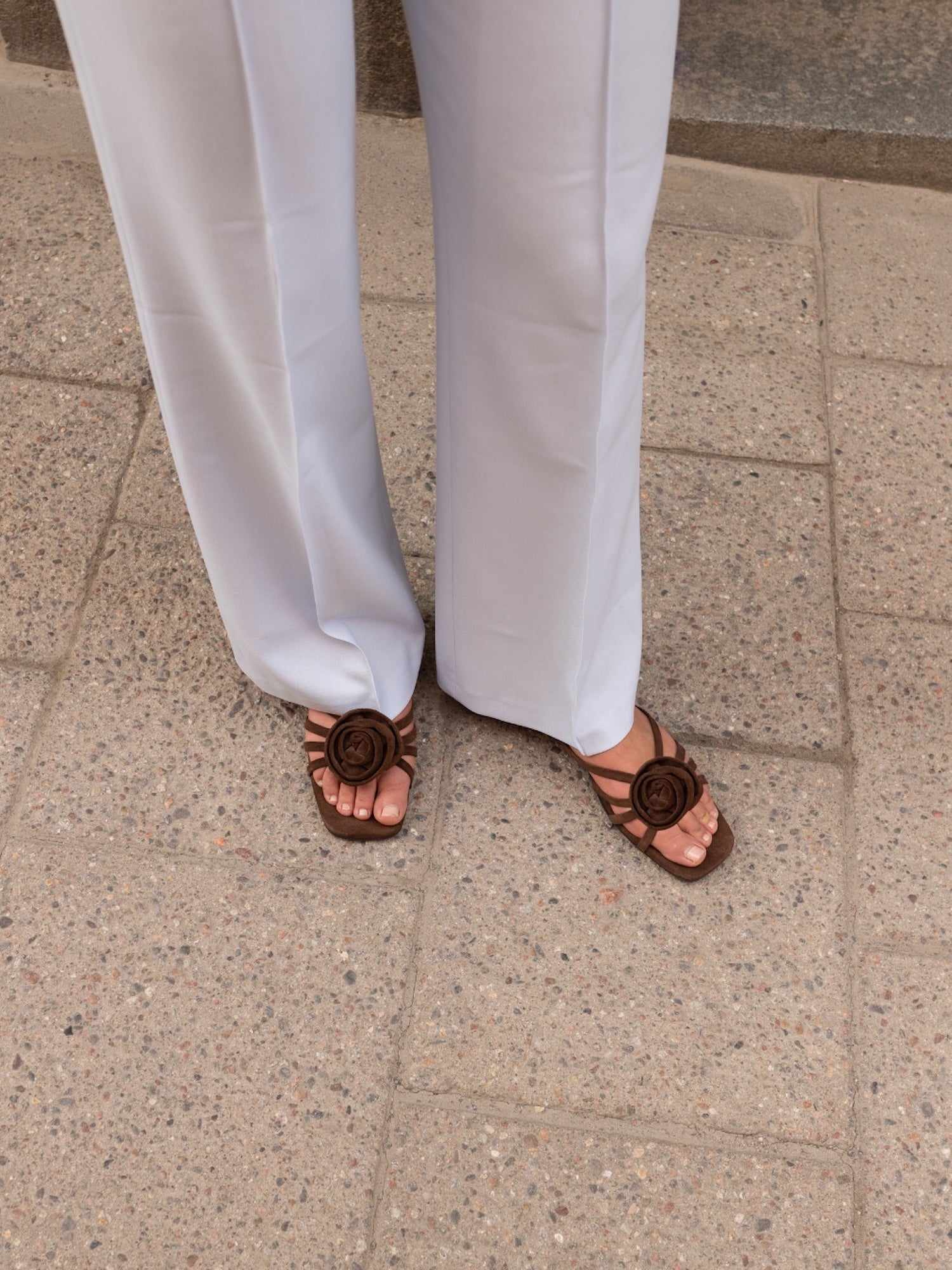 Blankens Chocolate Brown Clip-On Rose