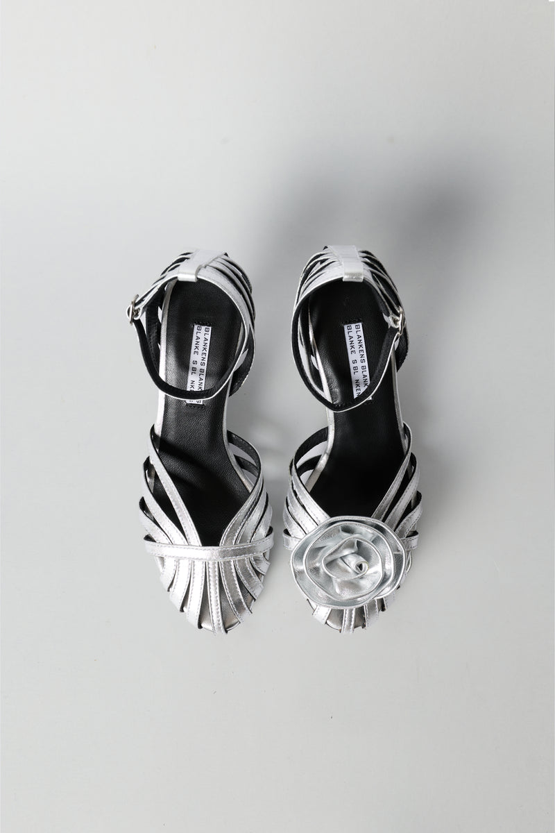 Blankens The Caroline Silver Clip-On Rose